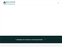 Tablet Screenshot of maisonecologique.net